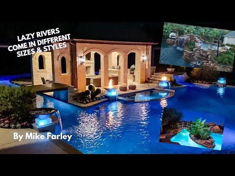 Residential Lazy Rivers come in Different Sizes & Styles