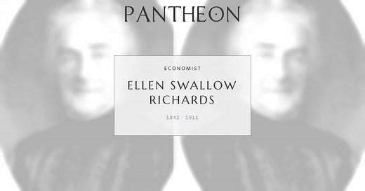 Ellen Swallow Richards Biography | Pantheon