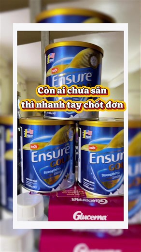 Sữa Ensure Gold - Dinh Dưỡng Cho Mọi Lứa Tuổi