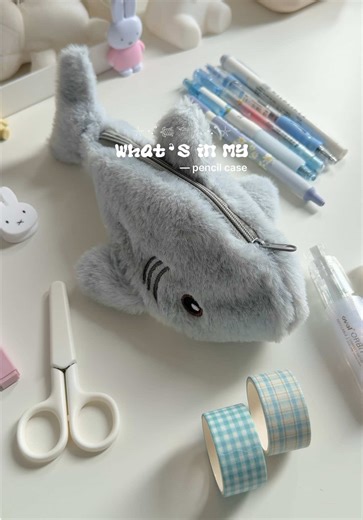 What's in My Shark Pencil Case?