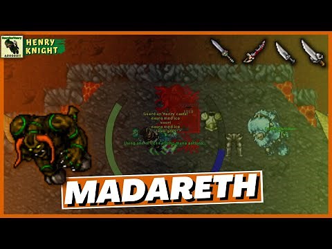 TIBIA BOSSES #60 HOW TO DO THE BOSS MADARETH (THE INQUISITION QUEST)
