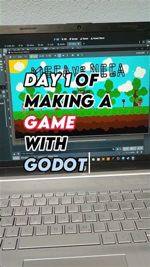 Making A Basic Game With Godot Engine Is Super Easy! #gaming #gamedev #godot #shorts