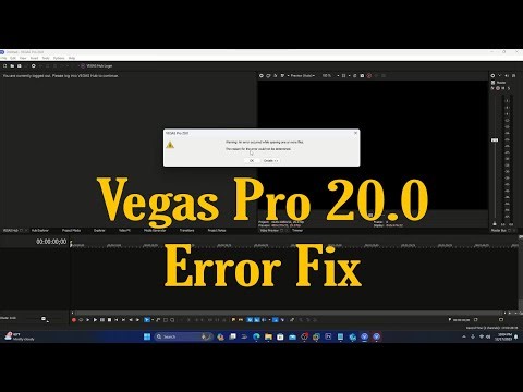 Sony Vegas Pro 20.0 MP4/AVI CODEC/ FILE OPENING ERROR FIX 2022 WORKING
