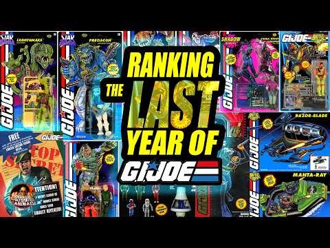 GI Joe 1994 RANKED! The Last Year of Vintage GI Joe!