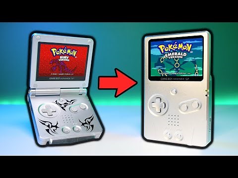 Unboxing The ULTIMATE Metal Gameboy Advance SP Mod