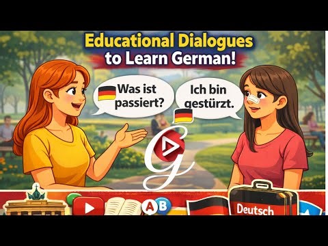 German Friends Dialogue | Real-Life Conversation Between Two Girls 🇩🇪