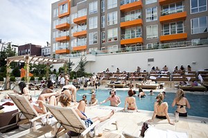 Map of the best public swimming pools and rooftop pools in NYC