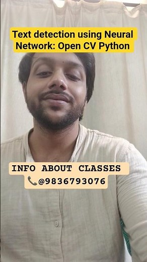 Text Detection Neural Network OpenCV Python | #OpenCV #Python #NeuralNetworks #AI #DeepLearning