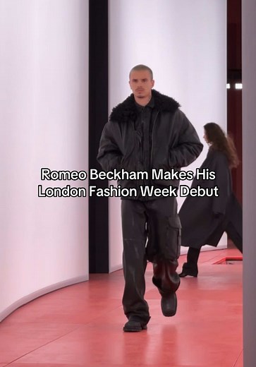 A runway cameo is a rite of passage when you’re a Beckham and #RomeoBeckham made his debut this week in #London.