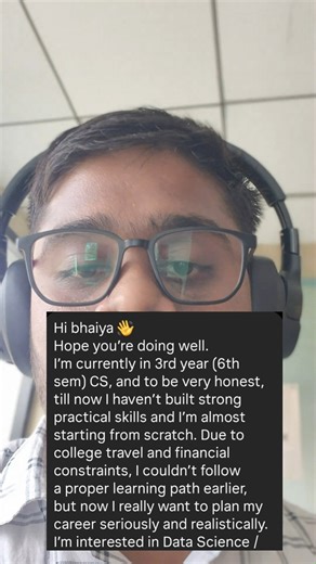 Rajnish Chaurasia on Instagram: "How to Get a Data Science Job as a Fresher (Reality Check + Roadmap) 🚀 Everyone asks: 👉 “How to get a data science job as a fresher?” 👉 “Can I get a data science job with no experience?” Short answer: YES — but not the way you think. Companies don’t hire freshers for experience. They hire for problem-solving, projects, and thinking like a data scientist. 🔹 Can you get a data science job with no experience? Yes, if you show: • Real-world projects (not tutorial