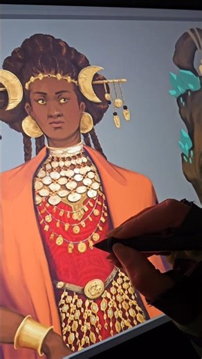 The Seer Druid concept is almost done! Just a few details needed... #originacharacter #fantasyart