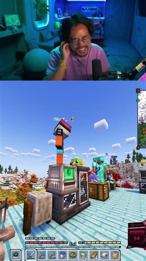 Nikof stole a shiny from me! #sakor #lrb #minecraft #pokemon #stars #nikof