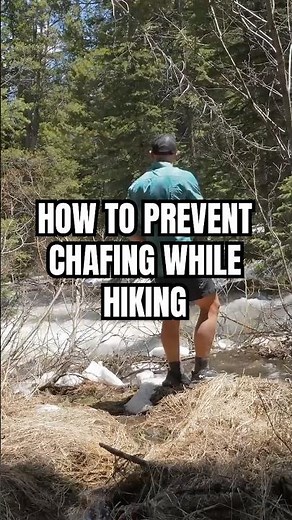 How to prevent chafing while hiking #hikingtips #hiking #chafing