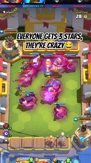 Everyone gets 3 stars, they're crazy😂