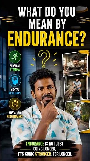 Strength vs. Endurance: What’s the Real Difference? #shorts #fitnesstamil #health #active