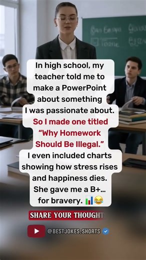 I even included charts showing how stress rises and happiness dies.