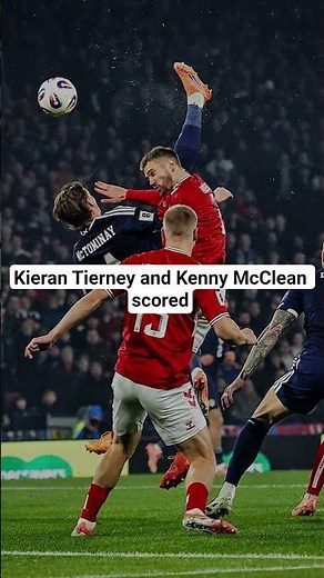 LATE GOALS CHAOS 😮SCOTLAND thrashed Denmark 4-2 to secure world cup ticket #Scotland, #WCQ #Football