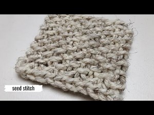 Seed Stitch | Knitting Continental Style
