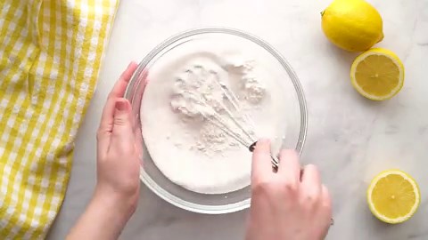 Magic Lemon Cobbler - Pour the batter in a baking dish and the lemon pie filling and the cobbler magically switch places.
