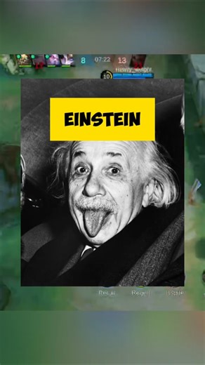 Kenapa Einstein Benci Kaus Kaki? #mobilelegends #alberteinstein #shorts