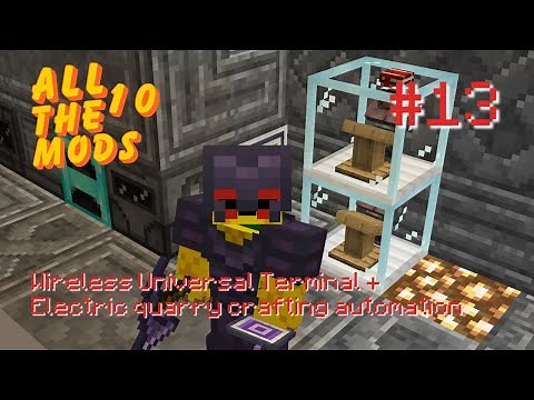 Modern Industrialization: Electric Quarry Crafter Setup - ATM 10 #13