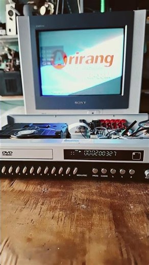 Testing DVD players and CRT TVs #dvd #tvcrt