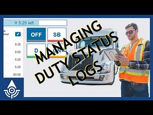 Managing Duty Statuses in Geotab Drive- ELD Tutorial for HOS Drivers in CMV's, Trucking.