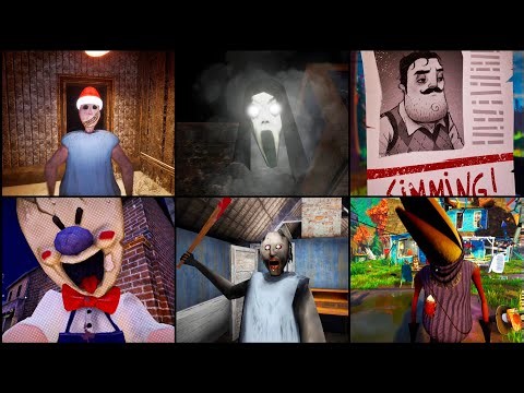 Granny Chapter 2 Reworked Vs Hello Neighbor Alpha 2 Vs Granny Remake