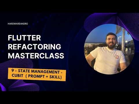 Flutter Refactoring Masterclass: 9 - State Management - V.Notifer Cubit (Prompt & AI Skills)