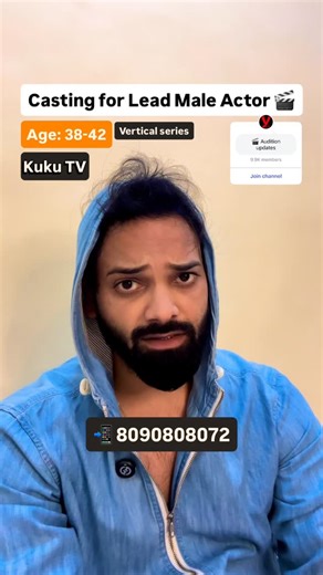 Yash Casting & Audition on Instagram: "Casting Call – Vertical series Only Mumbai Based Male Artists Lead character (semi known)| Age: 38-42 Shoot Location: Mumbai Send Full Profile (only Rich look), work links & Instagram ID on 8090808072 Yashraj Upadhyay Casting Director Subject Line: Kuku TV B3 . @yash_castingdirector . . . #yashcasting #yashcastingdirector #castingcall #mumbai #audition"