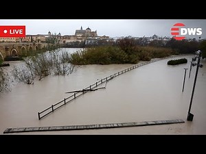LIVE: Ubrique Spain underwater as Storm Marta brings severe flooding rains | DWS News | AL14