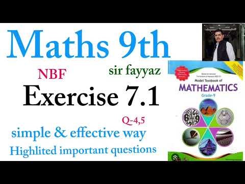 Maths class 9th | exercise 7.1 | ex 7.1 | Q 4,5 | unit 7 | Coordinate Geometry | chapter 7 | 9th