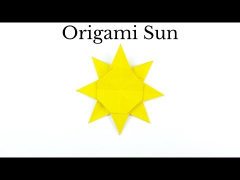 Origami Sun Tutorial - DIY Easy Paper Crafts