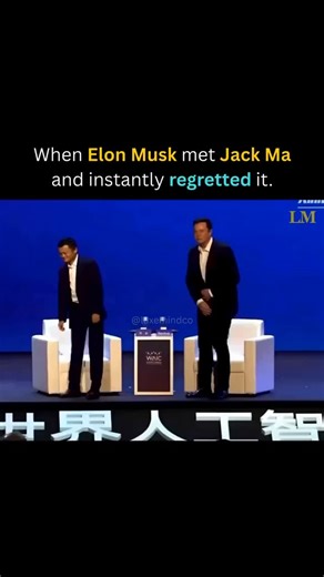 Luxe Mind on Instagram: "WHEN ELON MUSK MET JACK MA: “AI MEANS ALIBABA INTELLIGENCE” 🤖💡 In 2019, Elon Musk and Jack Ma sat on the same stage at the World AI Conference in Shanghai. The world expected a deep tech discussion about the future of artificial intelligence. What they got was one of the most entertaining and revealing clashes of mindsets between two billionaires. And Jack Ma’s take on AI? “AI means Alibaba Intelligence.” 🔥 The setup was perfect: 🎯 Elon Musk, the man building self-dr