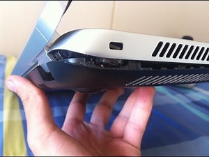 Como arreglar la pantalla desprendida de una laptop hp 2000