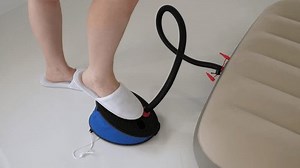 Woman Pumping Inflatable Mattress White Empty Stock Footage Video (100% Royalty-free) 1109038061 | Shutterstock