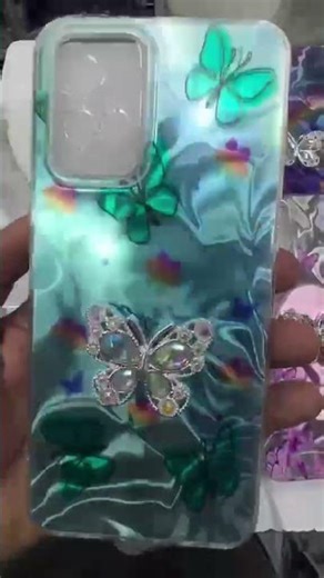 Butterfly wave stone girlish cases
