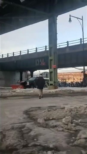 Snow Drive Through the Streets of New York 🗽 ❄️🚗