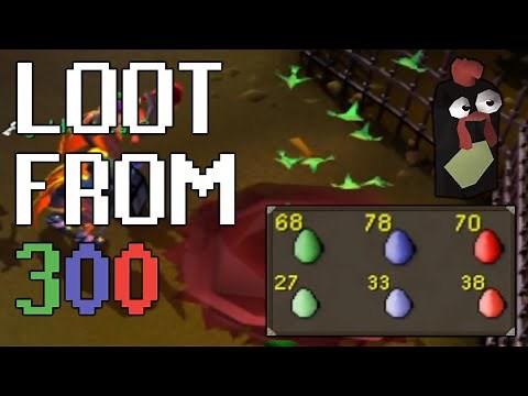 Loot from 300+ God Birds Eggs (OSRS)