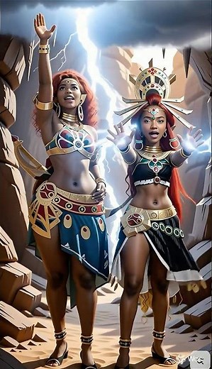 ⚡ Realistic Urbosa & Riju in Human Form | Zelda BOTW + TOTK Cinematic Lightning Short ⚡