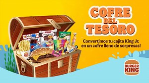 34K views · 299 reactions | ¡Volvió el Cofre más divertido de todos! ✨ Convertimos tu cajita King Jr. en un Cofre lleno de sorpresas 朗 Adquirí el Cofre del Tesoro a partir del 5 de agosto por delivery, restaurante y autoking hasta agotar Stock #CofreDelTesoro #ComoVosQuerés | Burger King Paraguay | Facebook