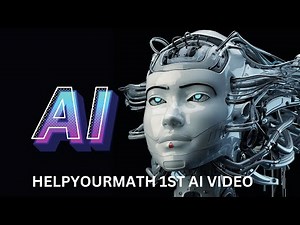 HelpYourMath Introduction Video By AI: First AI Video