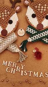 Christmas Macrame Reindeer PDF Tutorial, DIY Spring Deer Pattern, Floral Craft, Xmas Rudolph Step by Step Guide, Poly Tusal Masterclass - Etsy