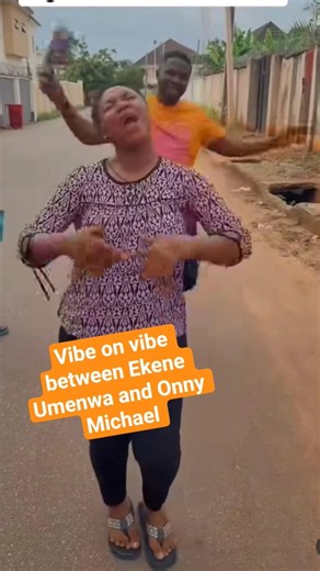 Ekene Umenwa and Onny Michael shared fun moments on set #youtubeshorts #shorts