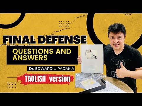 FINAL DEFENSE QUESTIONS AND ANSWERS