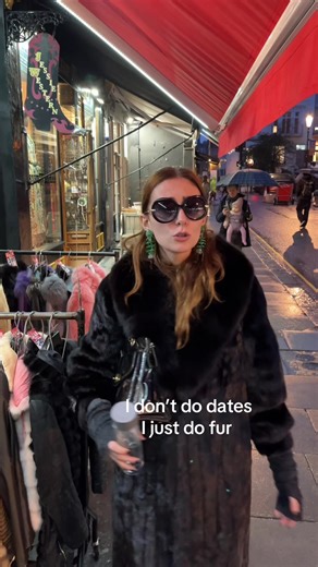 No time for dating when your a vintage fur garden girly