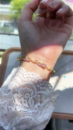 🔥Multicolor Crystal Gold Bracelet Collection