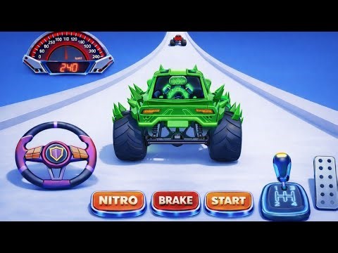 Ultimate Monster Truck Stunt Racing Gameplay | Impossible Tracks & Massive Crash Moments
