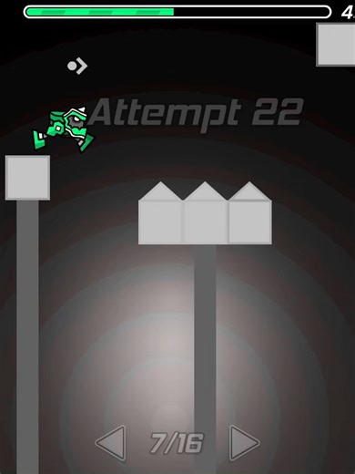 Geometry Dash: Level 54-80 Click Challenges