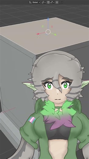 Would you want this VTuber to teach you how to use Blender?